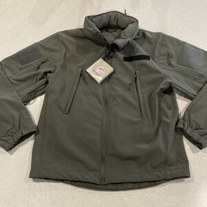 Rothco Special Ops Tactical Soft Shell Jacket Sz L Olive K9s For Warriors Patch